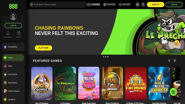 888 Casino casino screenshot